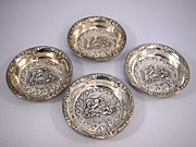 銀製品 エンジェル文 コースター 【silver】 シルバー製
