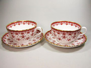 スポード【spode】 フルールドリス レッド カップ&ソーサー