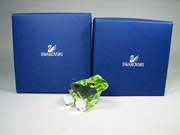 スワロフスキー【swarovski】 フロッグ Fred カエル オブジェ