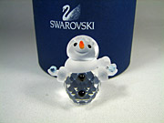 スワロフスキー【swarovski】 ミニスノーマン スワロフスキー